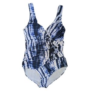 Paper Denim & Cloth Tie-Dye One Piece Swimsuit